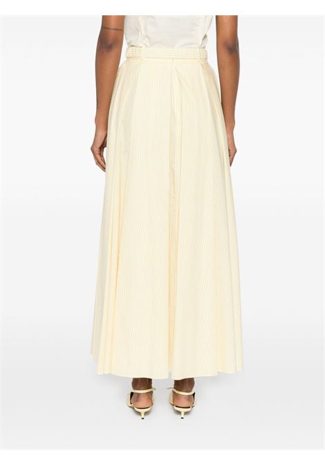 Yellow striped pleated skirt Rowen Rose - women ROWEN ROSE | RR401LWHTYLLW